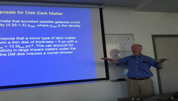 Prof. Christopher McKee at his lecture