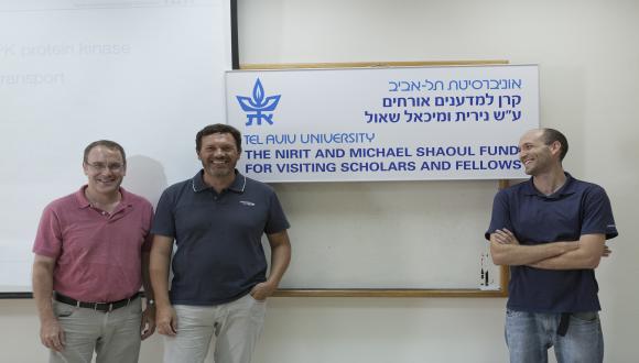 Prof. Daniel Chamovitz, Prof. Dr. Claus Schwechheimer and Prof. Eilon Shani