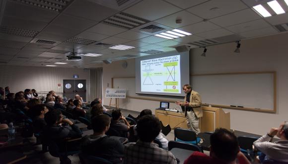 Prof. Hannes Lichte at his lecture