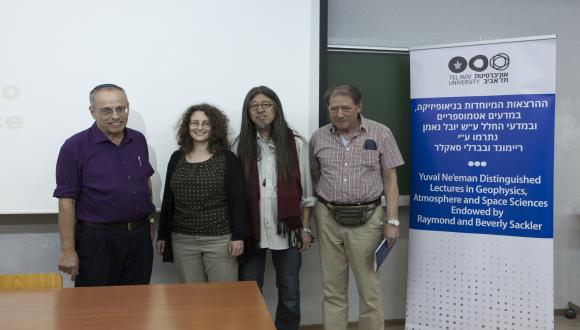 Prof. Pinhas Alpert, Prof. Nili Harnik. Dr. Jun-Ichi Yano and Prof. Simon Krichak 