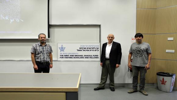 Prof. Haim Diamant, Prof. Thomas Witten and Prof. Yoram Dagan