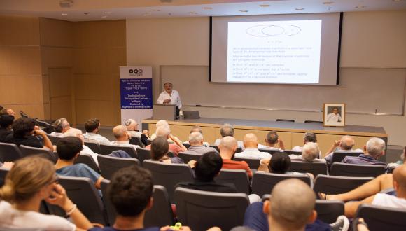Prof. Philip Candelas at his lecture