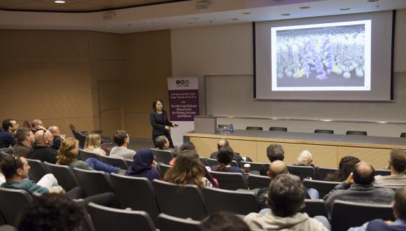 Prof. Mei Hong at her lecture