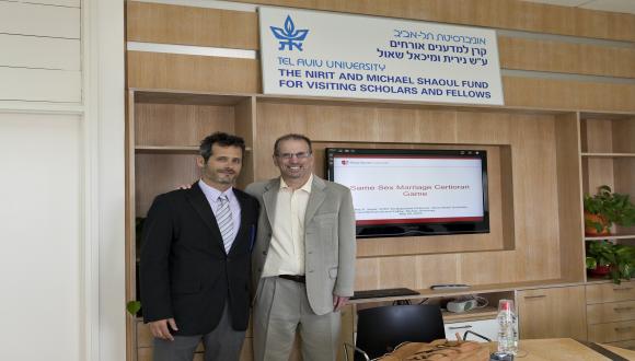 Prof. Udi Sommer and Prof. Jeffrey Segal 