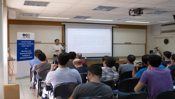 Prof. Chi-Wang Shu at his lecture