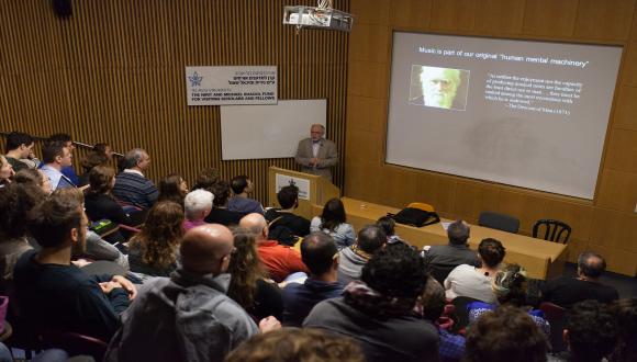 Prof. Robert Zatorre at his lecture