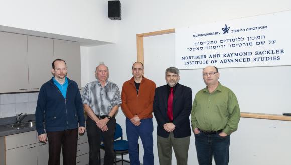 Prof. Natan Tzvi Shaked, Prof. Abraham Katzir, Dr. Yair Shokef, Prof. Arjun Yodh and Prof. Israel Gannot
