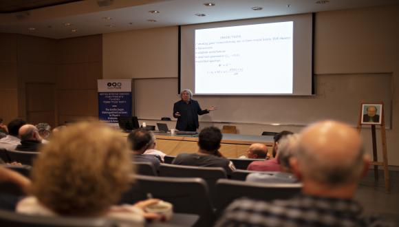 Prof. Viatcheslav Mukhanov delivering his lecture