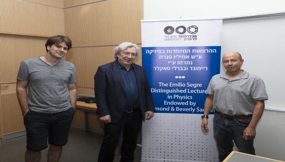 Dr. Michael Geller, Prof. Viatcheslav Mukhanov and Prof. Erez Etzion Head, School of Physics and Astronomy