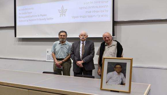 Prof. Asher Gotsman, Prof. Jonathan Rosner and Prof. Shmuel Nussinov