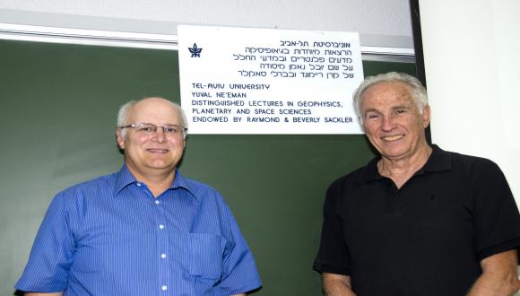 Prof. Roy Rasmussen with Prof. Zev Levin
