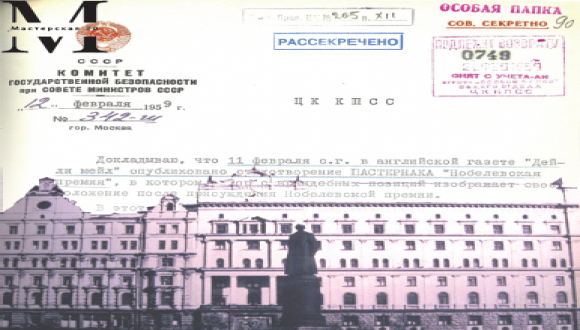 Lecture: The Publication History of Doctor Zhivago and the Pasternak Case — A Retrospective Lecture: The Publication History of Doctor Zhivago and the Pasternak Case — A Retrospective