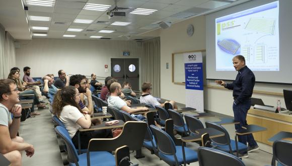 Prof. Pavel Belov at his lecture