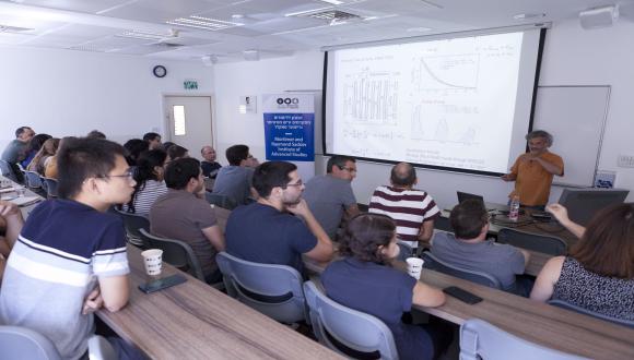 Prof. Madan Rao at his lecture