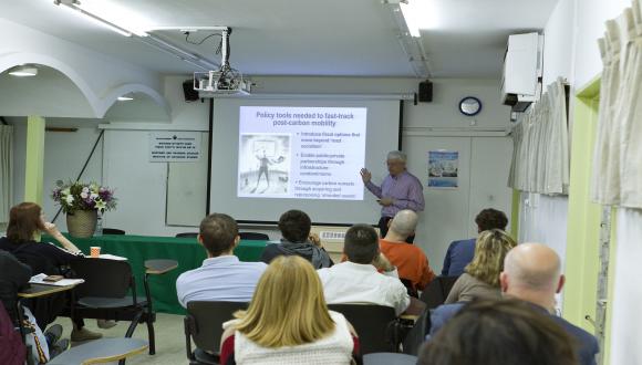 Prof. Anthony Perl at his lecture